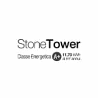 logo stone tower